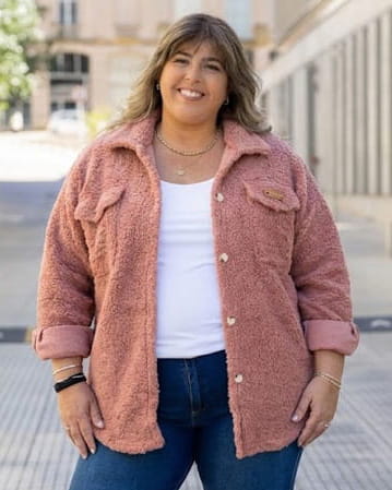 SOBRECAMISA CORDERITO BERNAT - Rosa Viejo