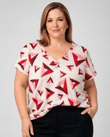 BLUSA BRAS EDI - Bordó