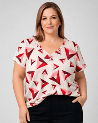 BLUSA BRAS EDI - Bordó