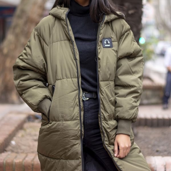Campera Nylon Camperón MUSIC VERDE - Imagen 4