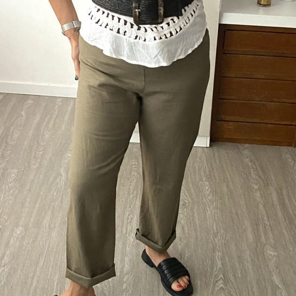 Pantalón Lino y Viscosa ITALIANO - Imagen 3