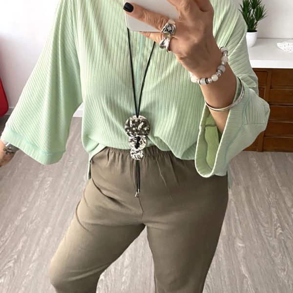 Pantalón Lino y Viscosa ITALIANO - Imagen 2