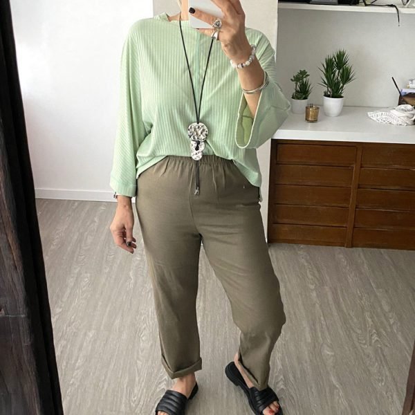 Pantalón Lino y Viscosa ITALIANO