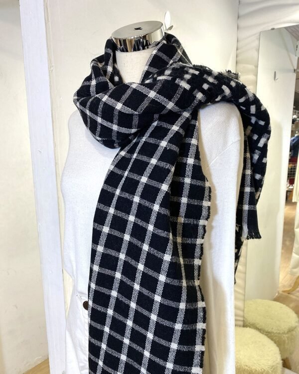 Bufanda Pashmina Tejido de Punto BLACK