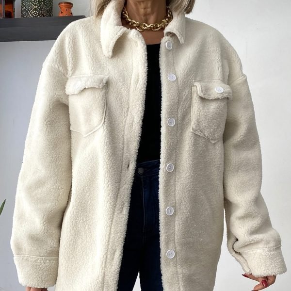 Campera Piel Corderito Sobrecamisa LAMB - Imagen 6