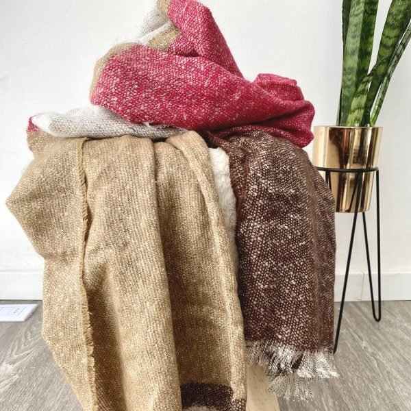 Bufanda Pashmina Tejido de Punto LONI - Imagen 3
