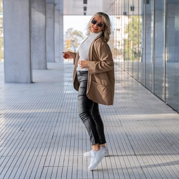 Blazer en Crepe Viscosa MALUMA - Imagen 10