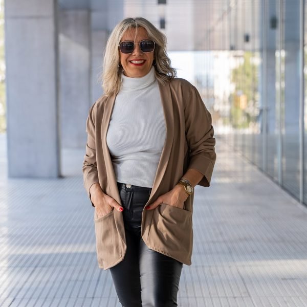 Blazer en Crepe Viscosa MALUMA - Imagen 8