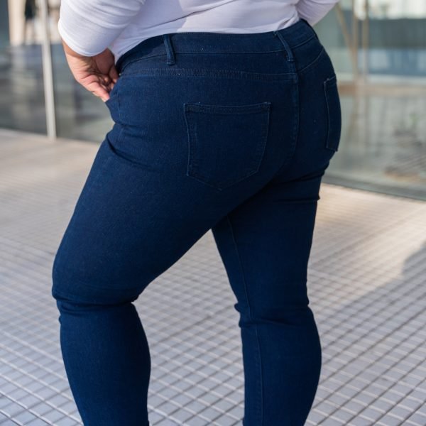 Pantalón Jean Azul Oscuro MADDIE - Imagen 6