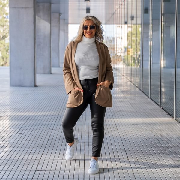 Blazer en Crepe Viscosa MALUMA - Imagen 9