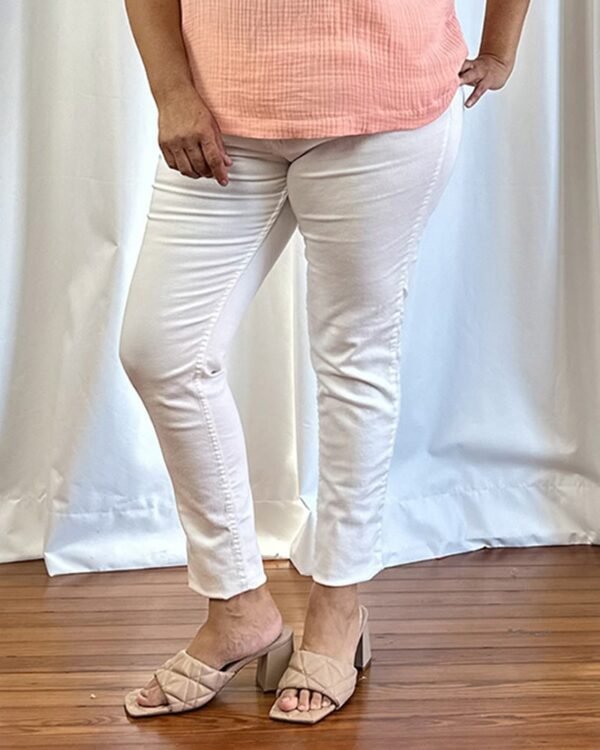 Pantalón Jean Blanco Chupín GENUINO - (talles grandes)