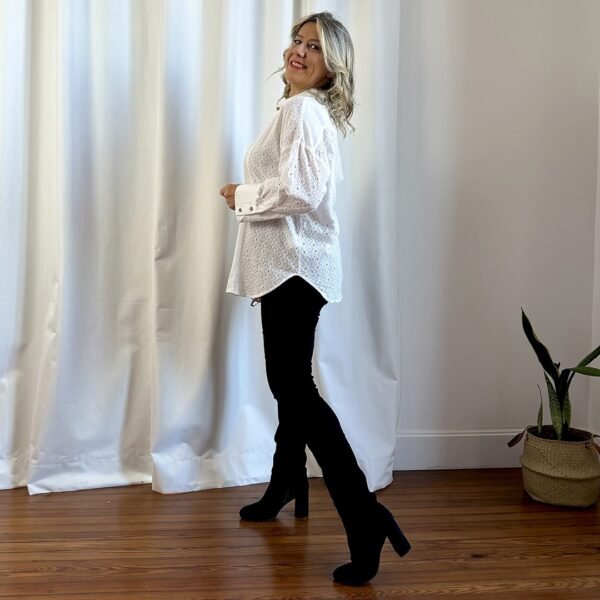 Camisa Broderie - LOLA - Imagen 4