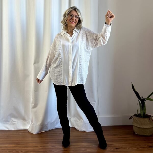Camisa Broderie - LOLA - Imagen 5