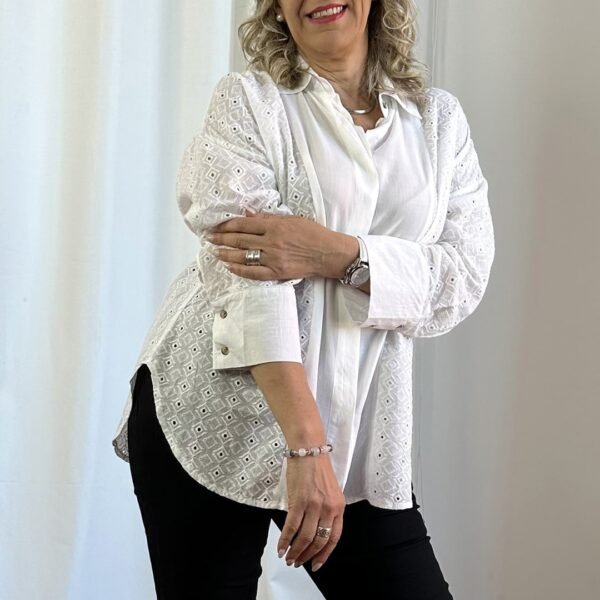 Camisa Broderie - LOLA - Imagen 3