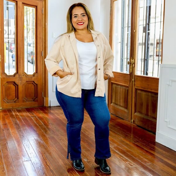 Pantalón Jean con Tajo BABILÓN - Imagen 6