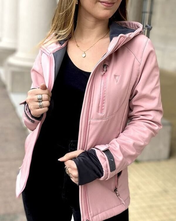 Campera Neopreno Rosada - (talles medianos)