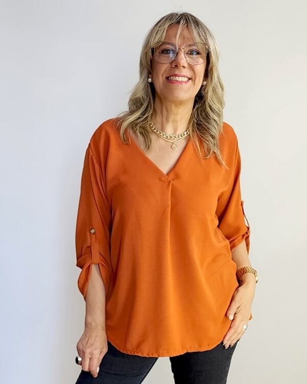 Blusa Tusor Elastizado - PINZA - Imagen 3
