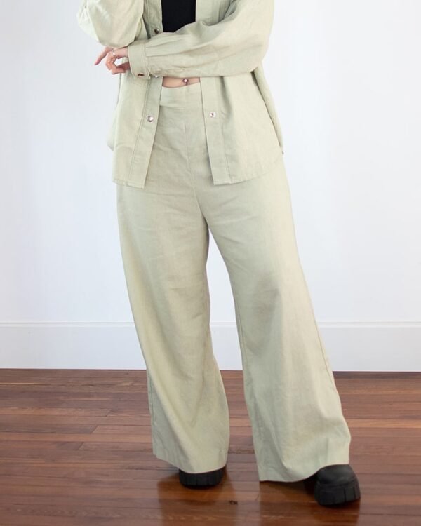 Pantalón Palazzo Lino 100% SATCHA