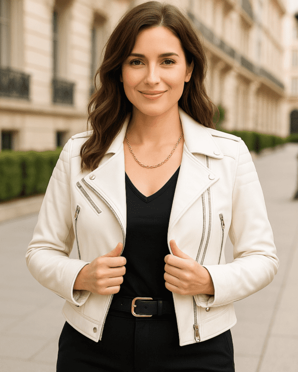 Campera Ecocuero "CROPPED BLACK" - 15 % OFF contado o transferencia $2280 - Imagen 6