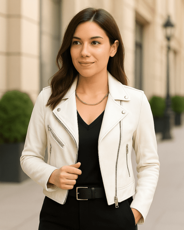 Campera Ecocuero "CROPPED BLACK" - 15 % OFF contado o transferencia $2280 - Imagen 5