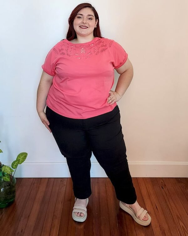 Pantalón Jean SLIM NEGRO Mega Lycra  (Talles Grandes)