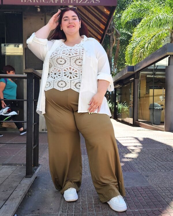 Pantalón Palazzo Morley FINO - (talles grandes) - Imagen 2