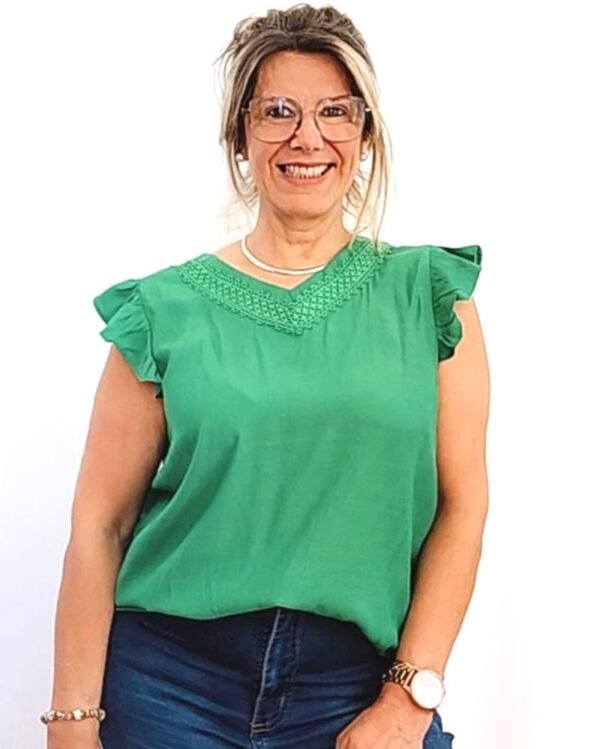 Blusa Remera LIMA OSCURO