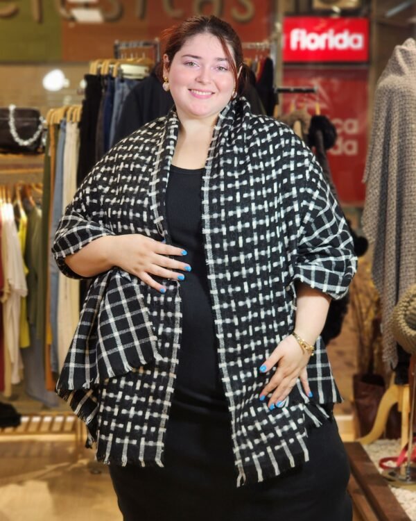 Pashmina "CUADROS" - 20% OFF contado o transferencia $790