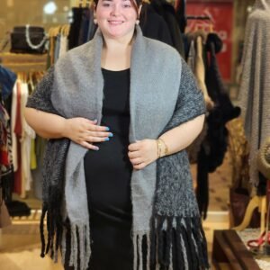 Pashmina "GRIS" - 20% OFF contado o transferencia $790
