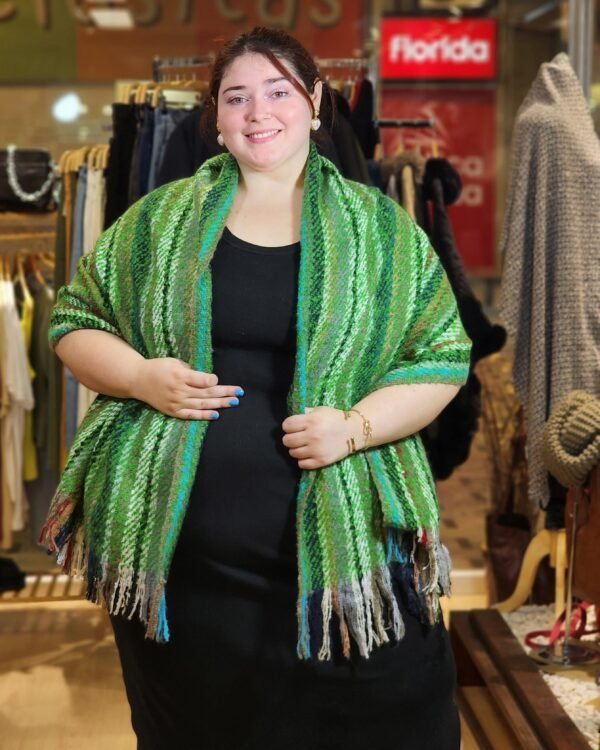 Pashmina "ESMERALDA" - 20% OFF contado o transferencia $790