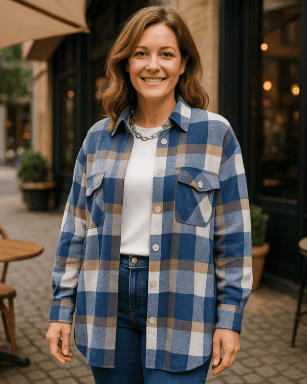Sobrecamisa "ESCOCESA" - 20% OFF contado o transferencia $1439 - Imagen 4