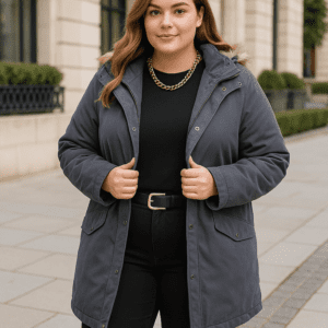 Campera Gamuza "ÁRTICA GRIS"