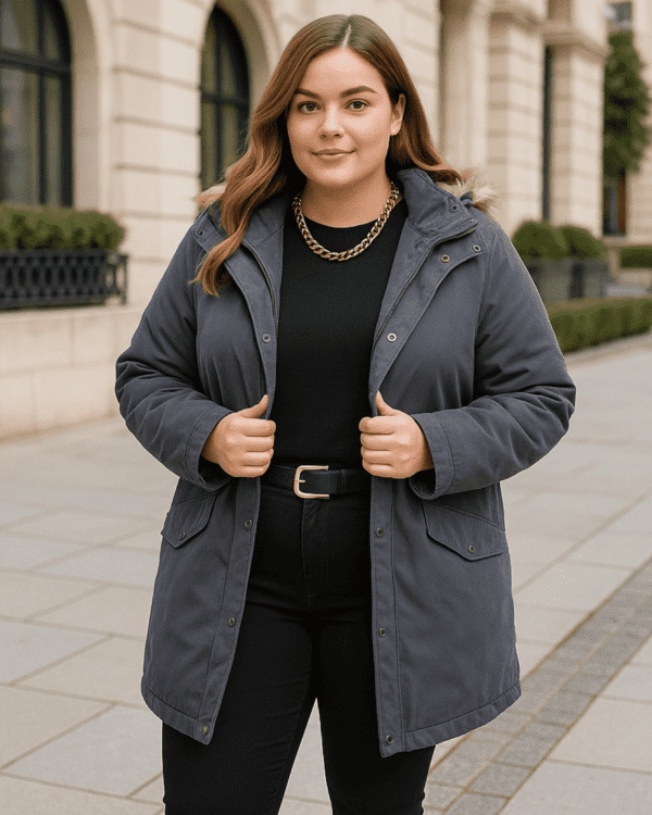 Campera Gamuza "ÁRTICA GRIS"