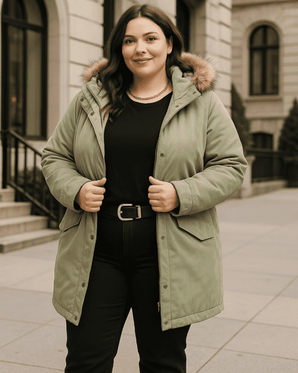 Campera Gamuza "ÁRTICA VERDE"