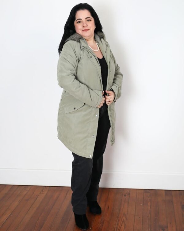Campera Gamuzada VERDE - Imagen 3