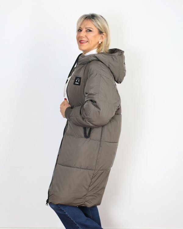 Campera Nylon Camperón MUSIC GRIS - Imagen 2