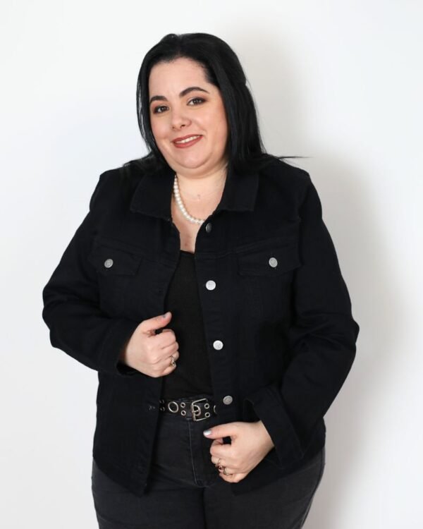 Campera Jean LONIA BLACK (talles grandes)