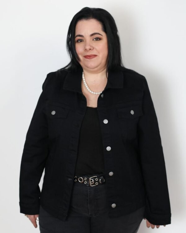 Campera Jean LONIA BLACK (talles grandes) - Imagen 2