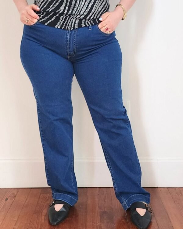 Pantalón Jean Recto Azul