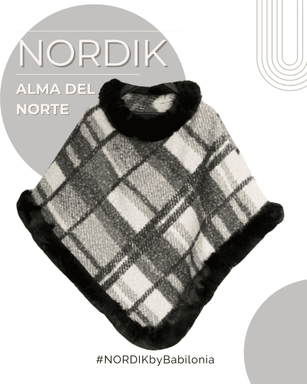 Poncho  "NORDIK Alma del Norte" – 15% OFF contado o transferencia $1870