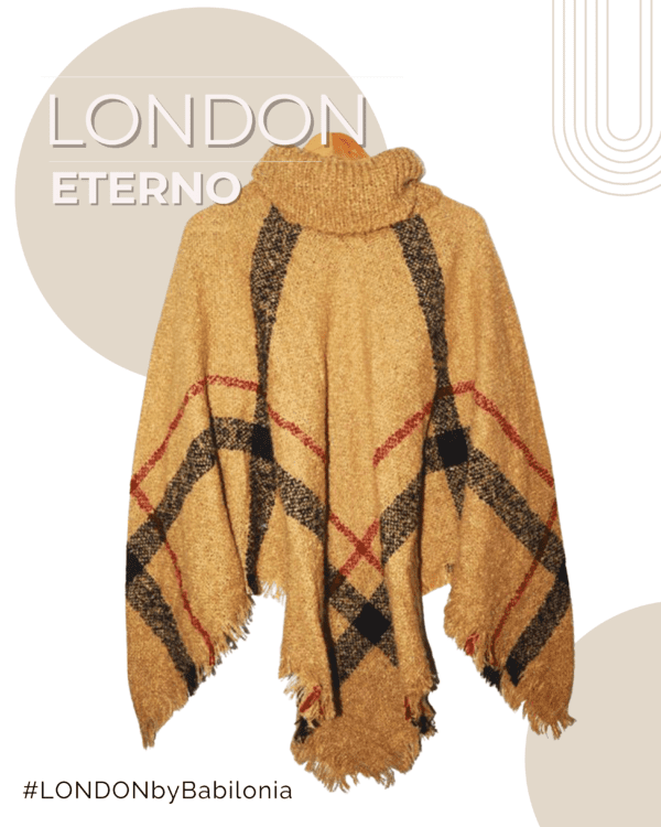 Poncho  "LONDON ETERNO" – 15% OFF contado o transferencia $1190