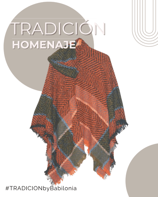 Poncho  "TRADICIÓN HOMENAJE" – 15% OFF contado o transferencia $1095