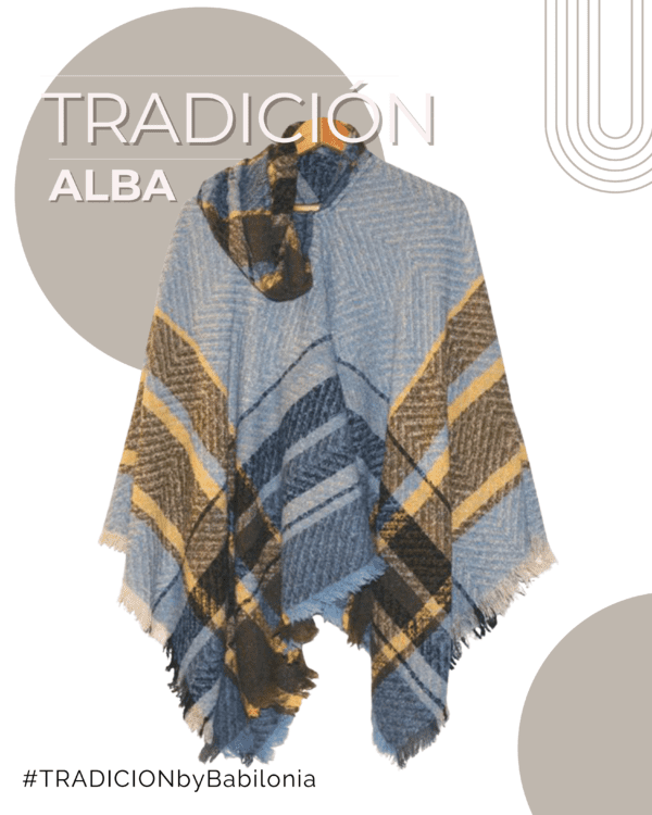 Poncho  "TRADICIÓN ALBA" – 15% OFF contado o transferencia $1095