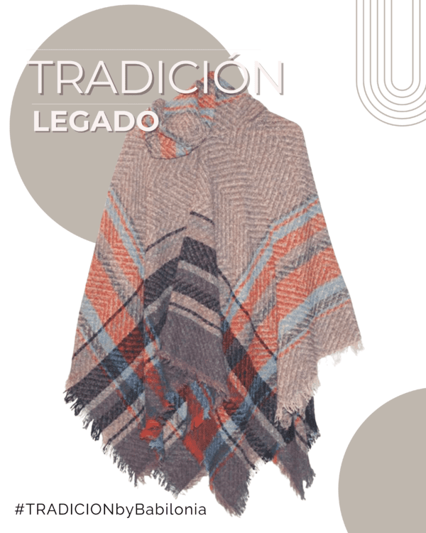 Poncho  "TRADICIÓN LEGADO" – 15% OFF contado o transferencia $1095