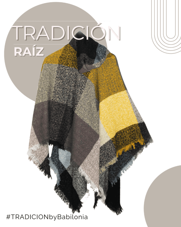 Poncho  "TRADICIÓN RAÍZ" – 15% OFF contado o transferencia $1095