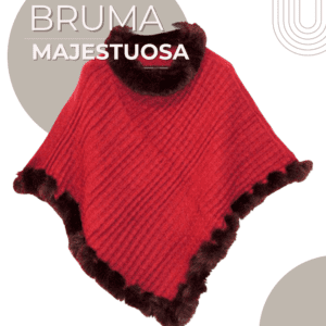 Poncho  "BRUMA MAJESTUOSA" – 15% OFF contado o transferencia $1870