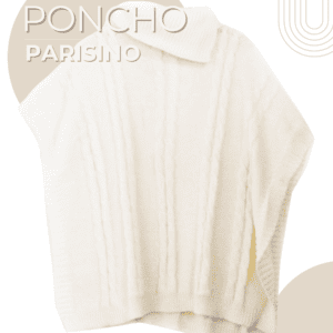 Poncho "PARISINO" – 15% OFF contado o transferencia $1390