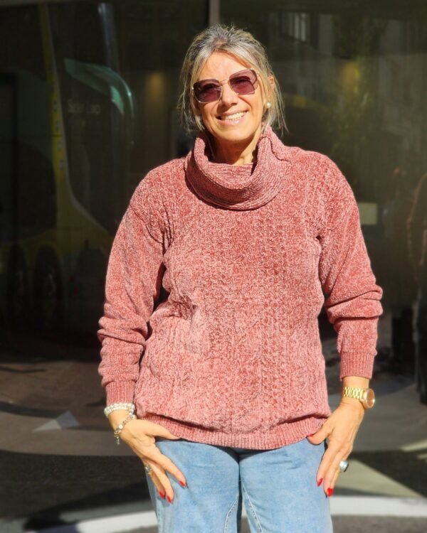 Buzo Chenille «POLERÓN» – 20 % OFF contado o transferencia $999 - Imagen 4