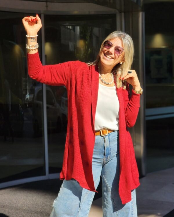 Saco "ESPAÑA ROJO" - 20 % OFF contado o transferencia $1290 - Imagen 5