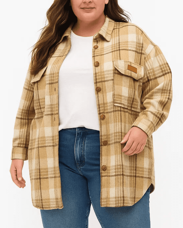 Sobrecamisa "ESCOCESA CHIC" - $1690 con transferencia - Imagen 2